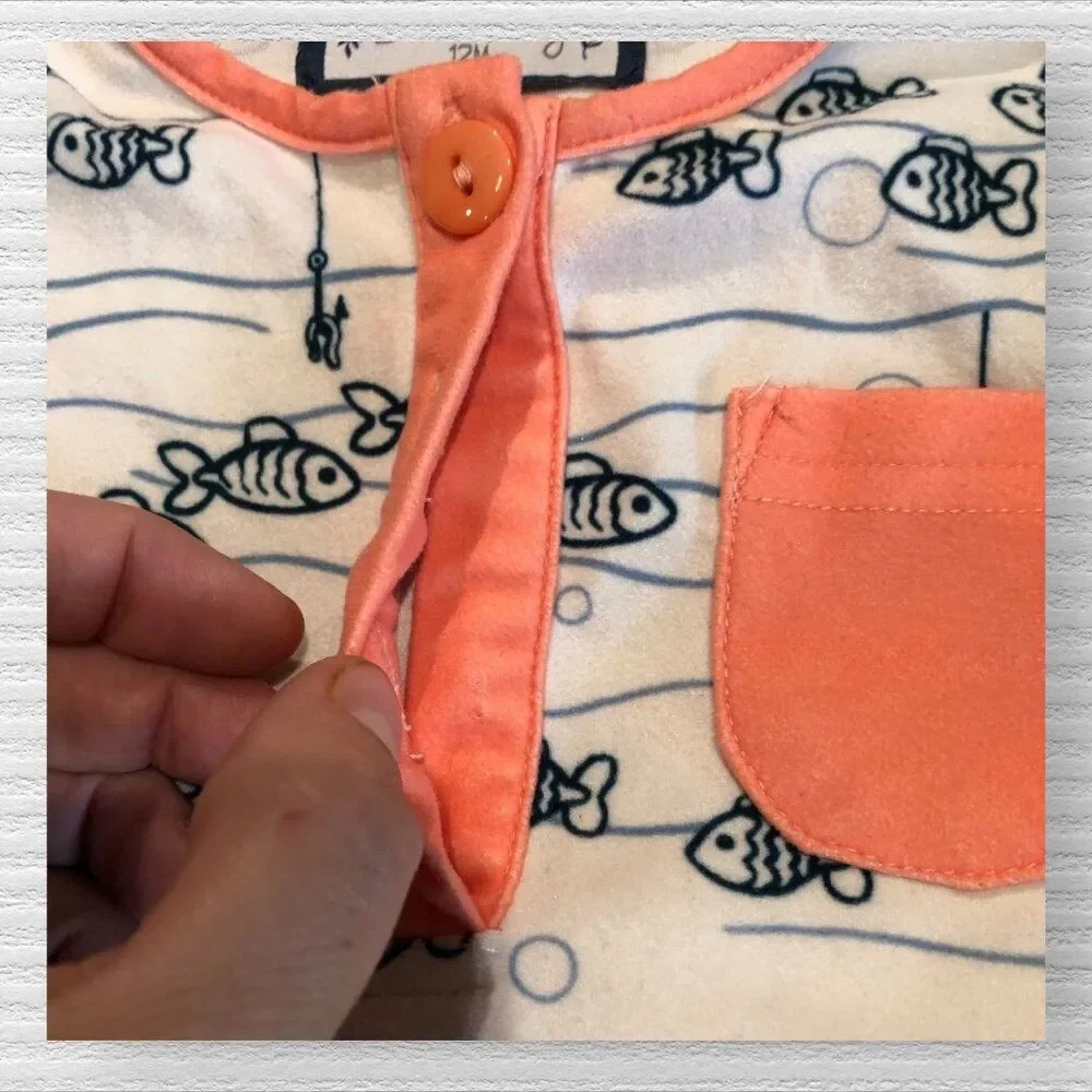 SweetHoney 12M Fish Dreamer Short Sleeve Shorts Pajama Set *Play